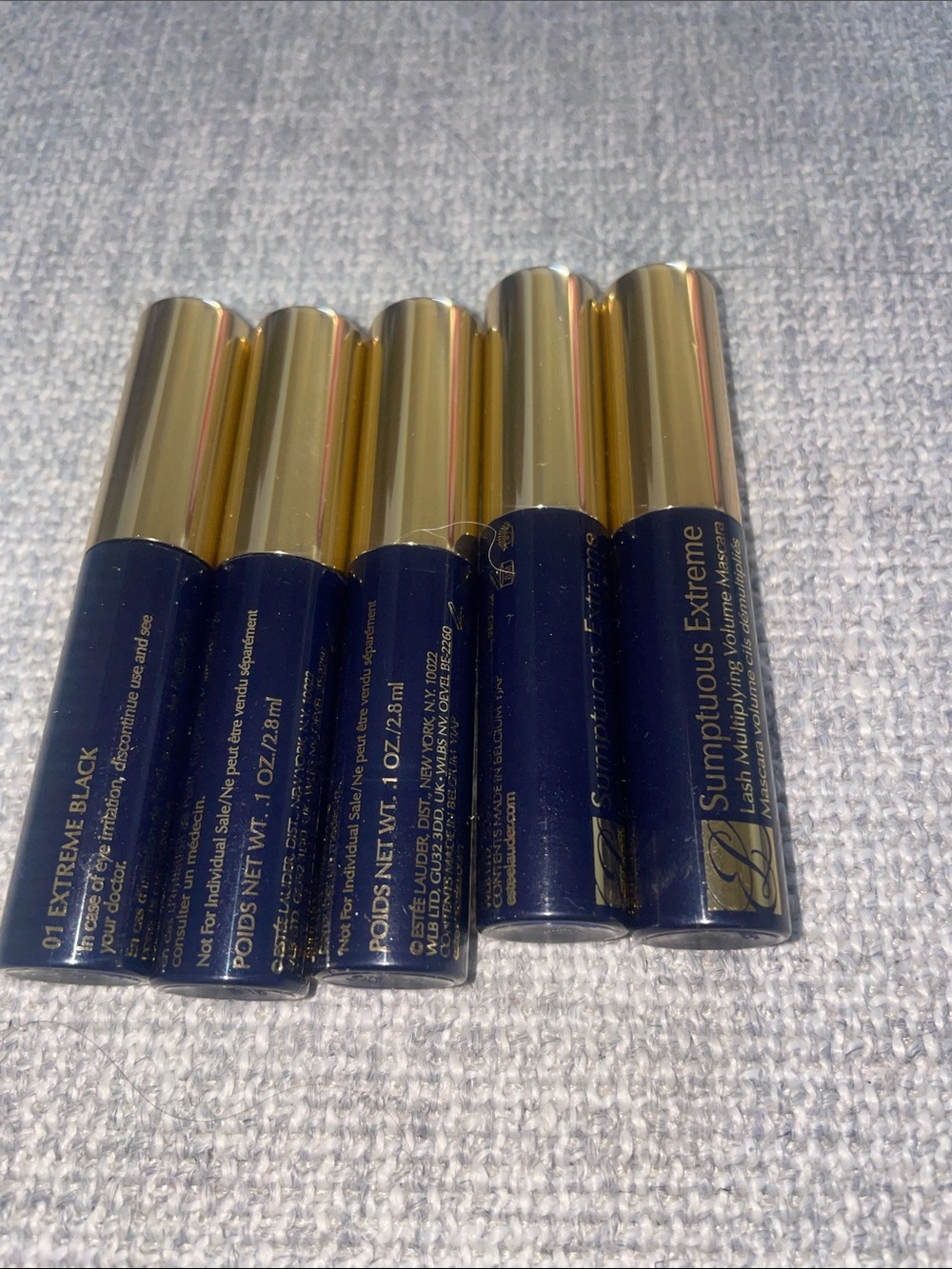 BN 5 pcs Estee Lauder Sumptuous Extreme Mascara #01 extreme black